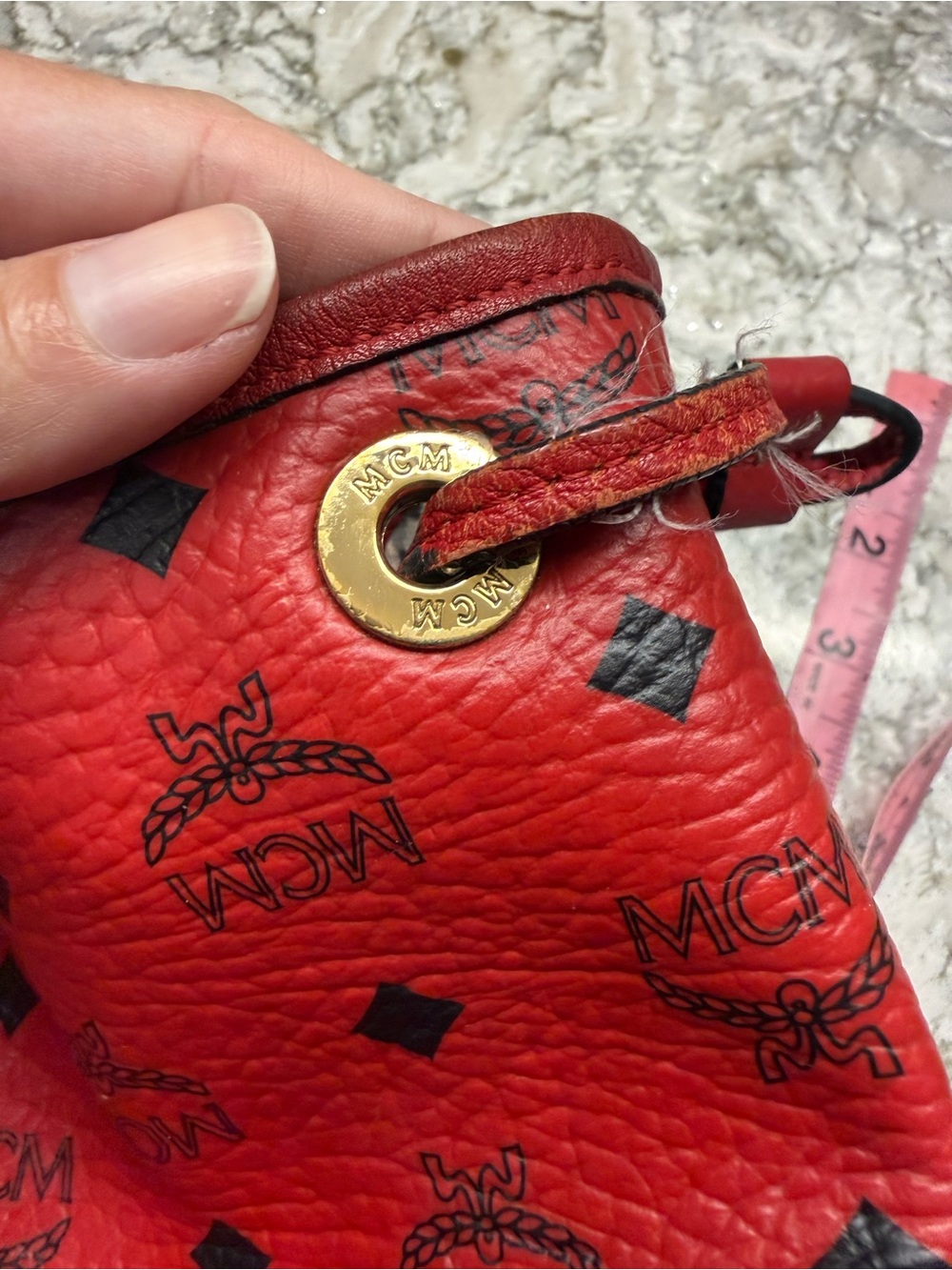 MCM Visetos Liz Reversible Shopper Tote - Picture 14 of 16